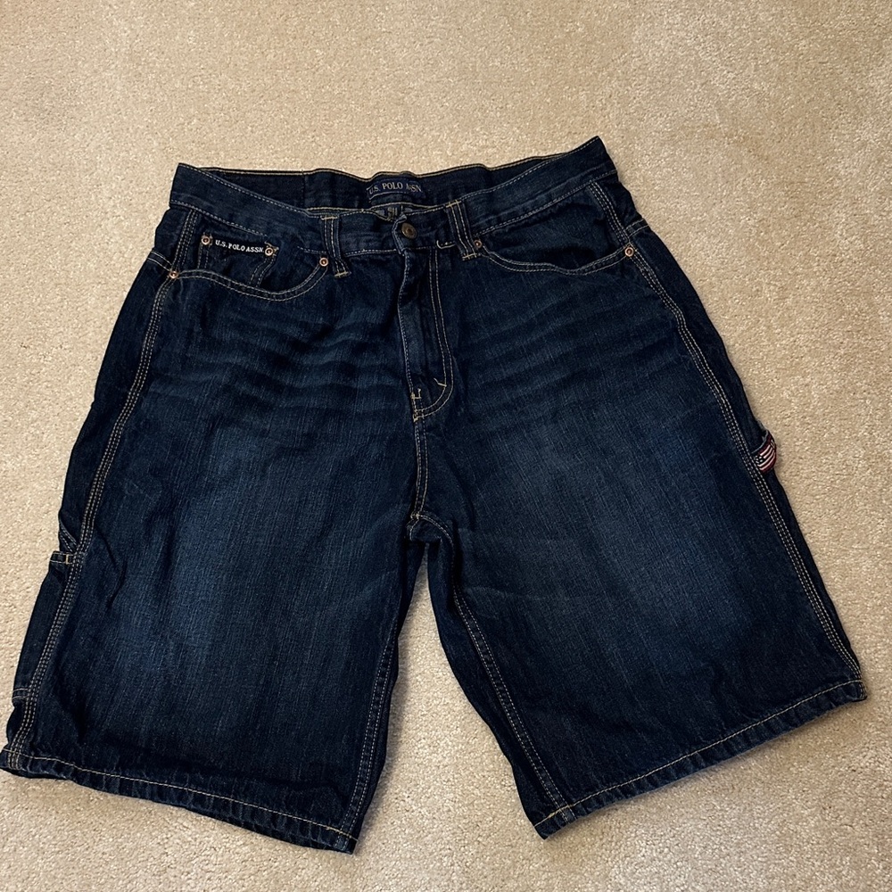 Polo by Ralph Lauren Dark Blue Jean Shorts size W34